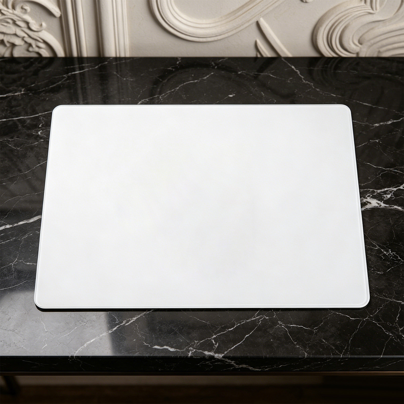 Esports Gaming Tournaments - Tempered Glass Mousepad White Matte Smooth