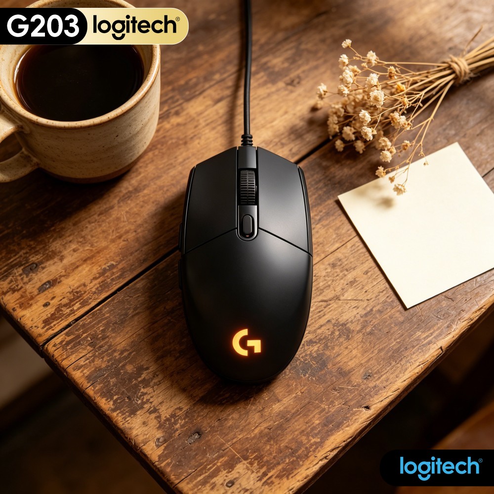 Logitech G203 Wired Gaming Mou - Logitech Mouse G203 ulasan dan harga