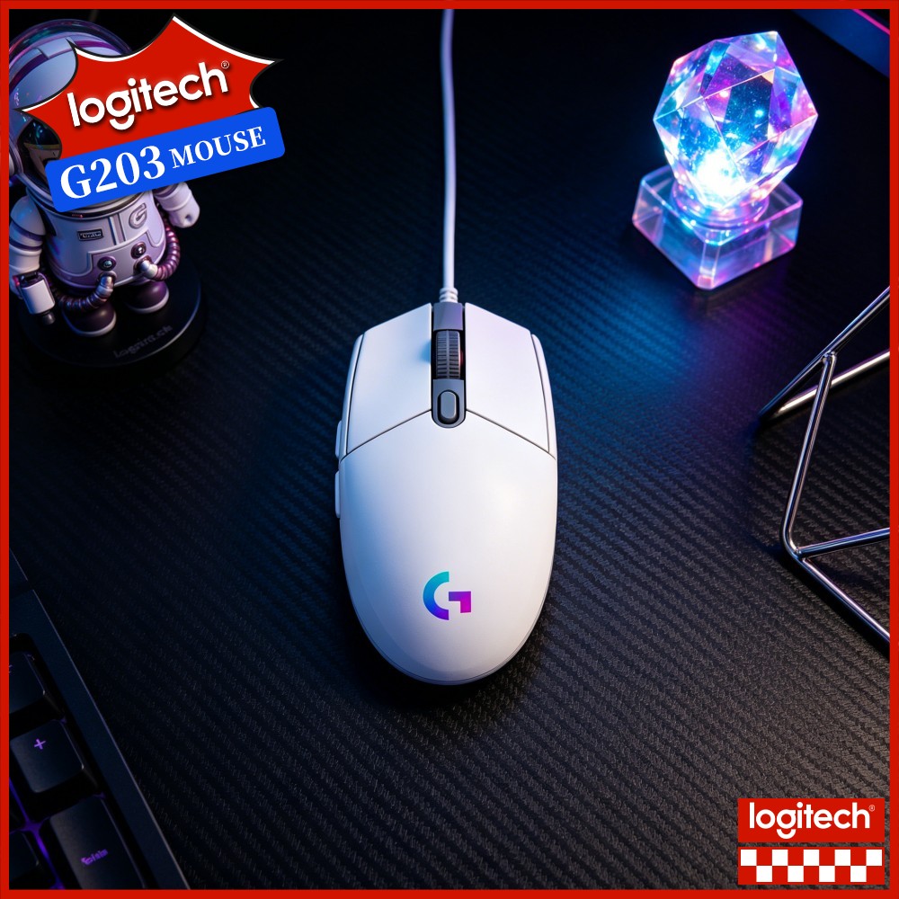 Logitech G203 Wired Gaming Mou - Logitech Mouse G203 ulasan dan harga