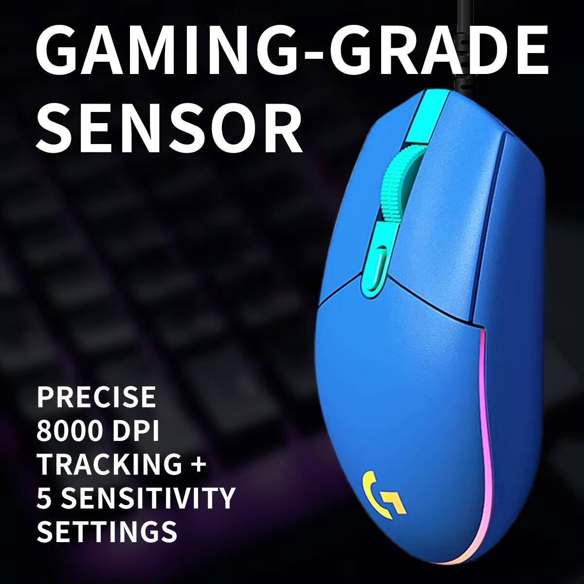 Logitech G203 LIGHTSYNC Gaming - Logitech Mouse G203 ulasan dan harga