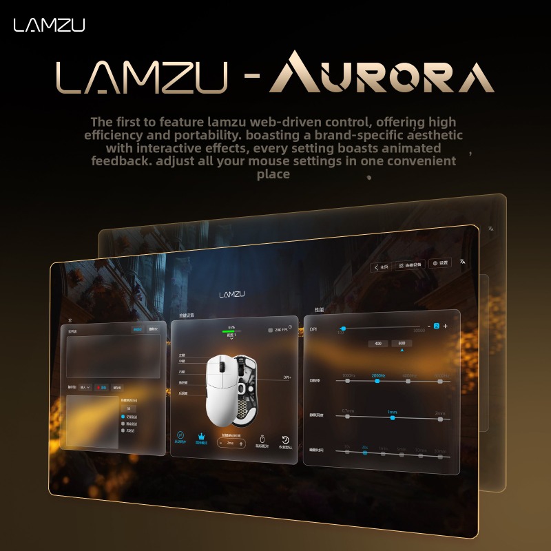 LAMZU Wireless Gaming Mouse 8K - Esports Gaming Tournaments ulasan dan harga