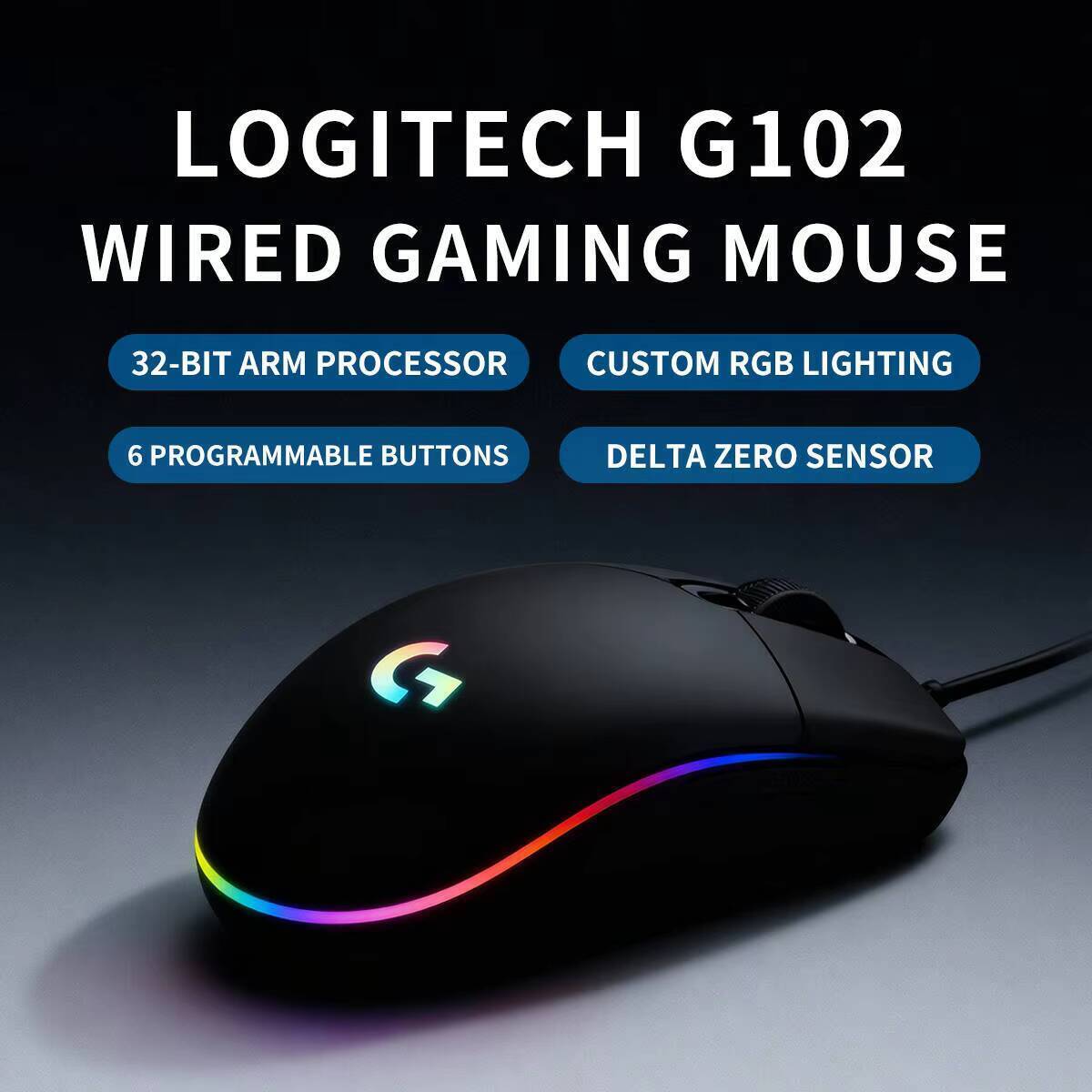 Logitech G102 Wired Gaming Mou - Esports Gaming Tournaments ulasan dan harga