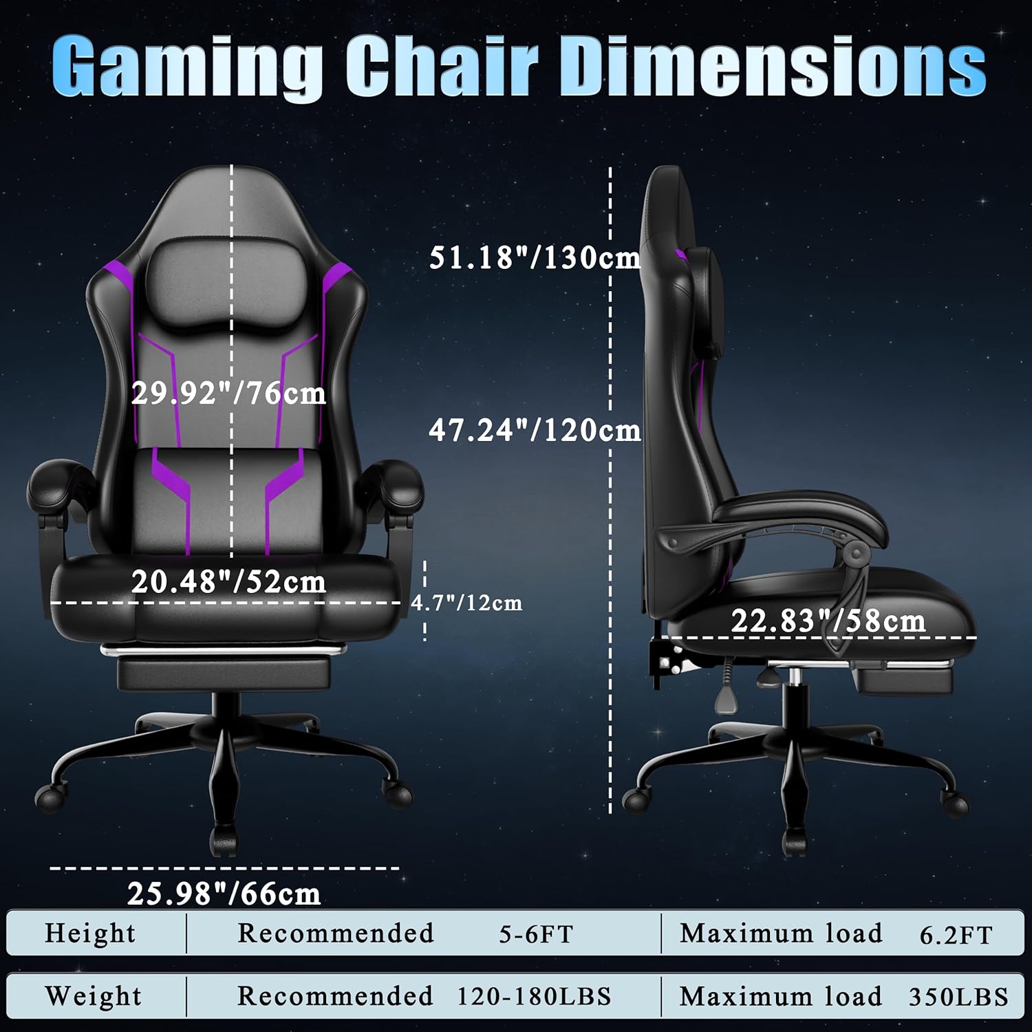 Ergonomic Gaming Chair with Po - Gaming & Esports District ulasan dan harga
