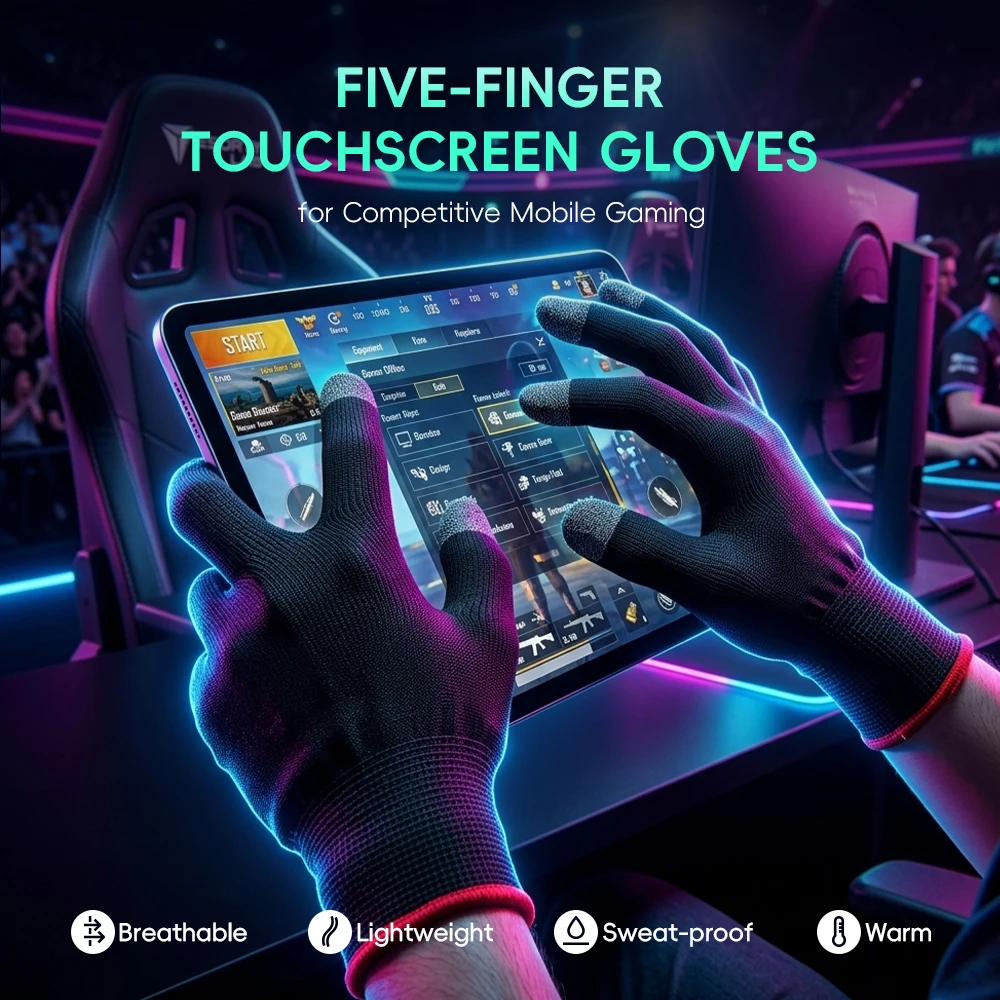 Data Frog Mobile Gaming Gloves - Esports Gaming Finger Sleeve ulasan dan harga