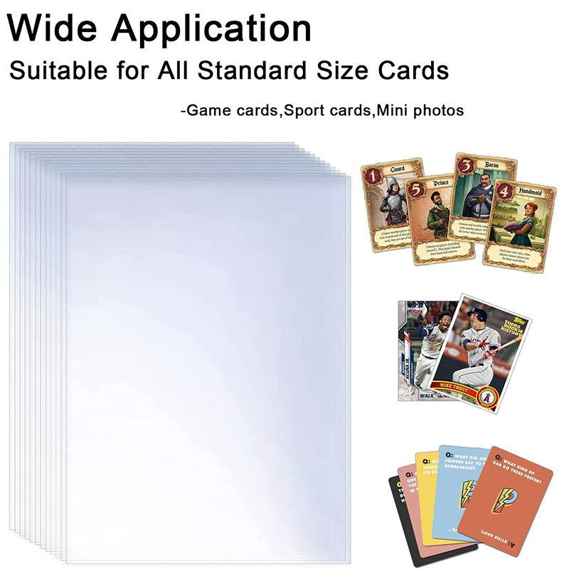 100-1000Pcs Card Sleeves Trans - Esports Gaming Arm Sleeve ulasan dan harga