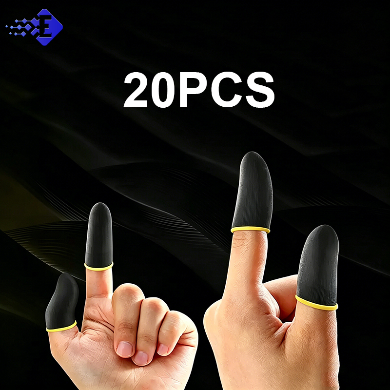 20PCS Knitted Gaming Finger Co - Esports Gaming Finger Sleeve ulasan dan harga