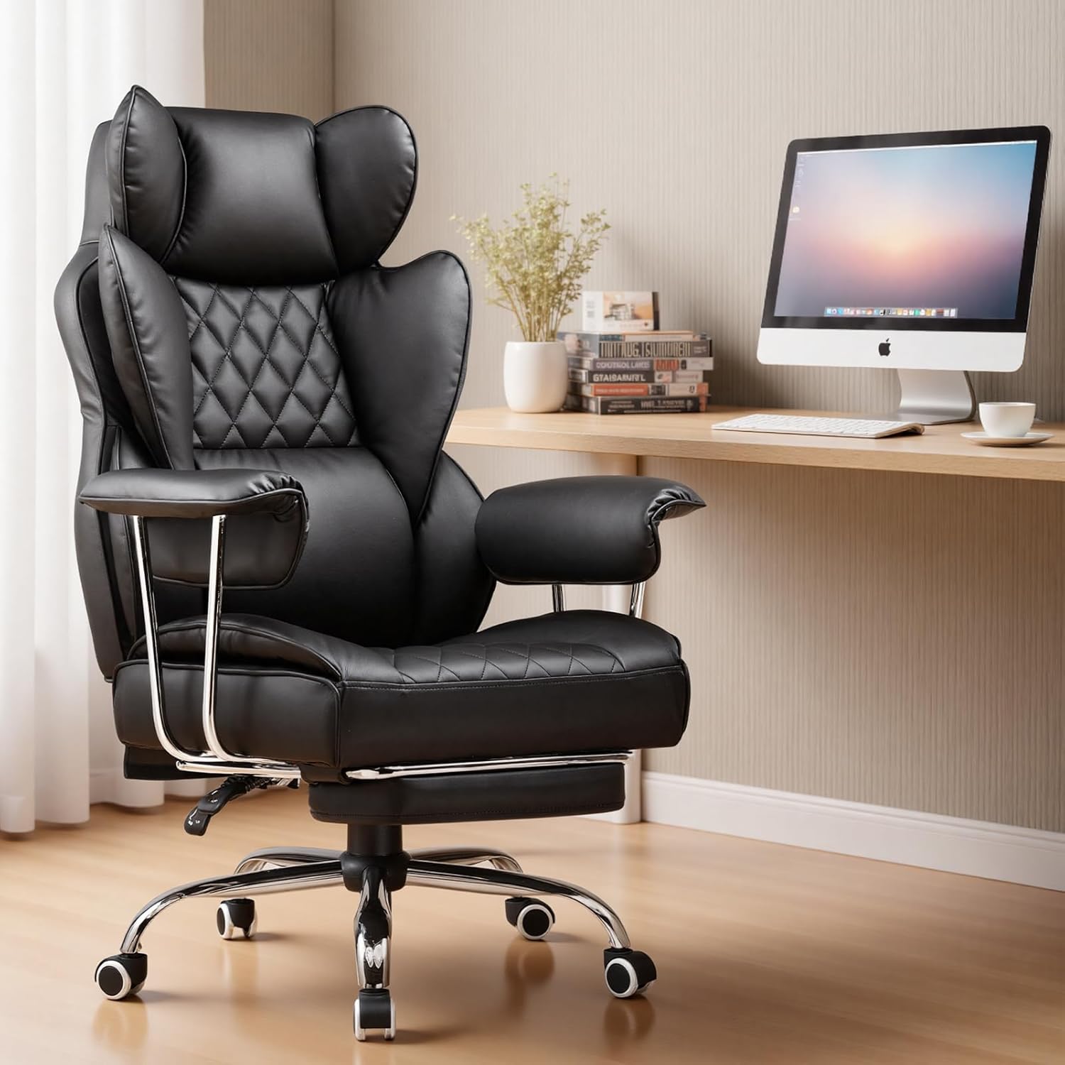 Big and Tall Office Chair with - Gaming & Esports District ulasan dan harga