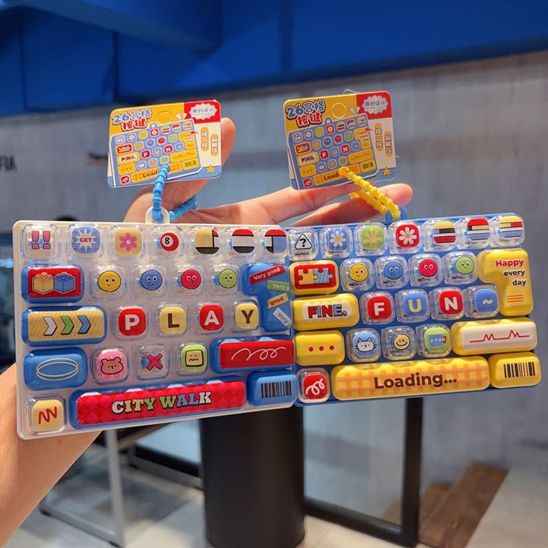 Trendy Cute Mood Decompression - Keyboard Tenkeyless ulasan dan harga