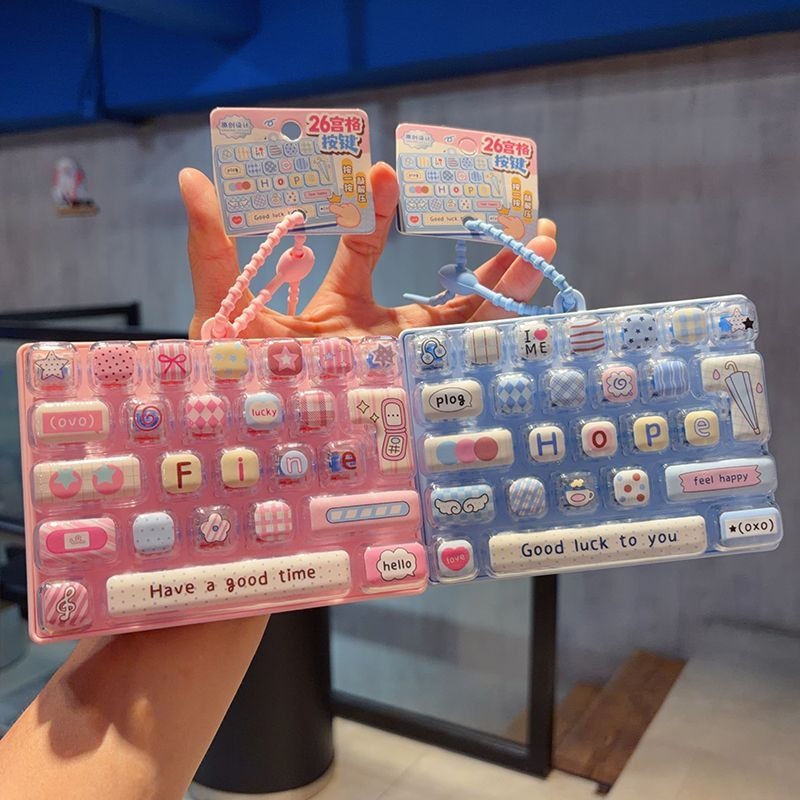 Trendy Cute Mood Decompression - Keyboard Tenkeyless ulasan dan harga