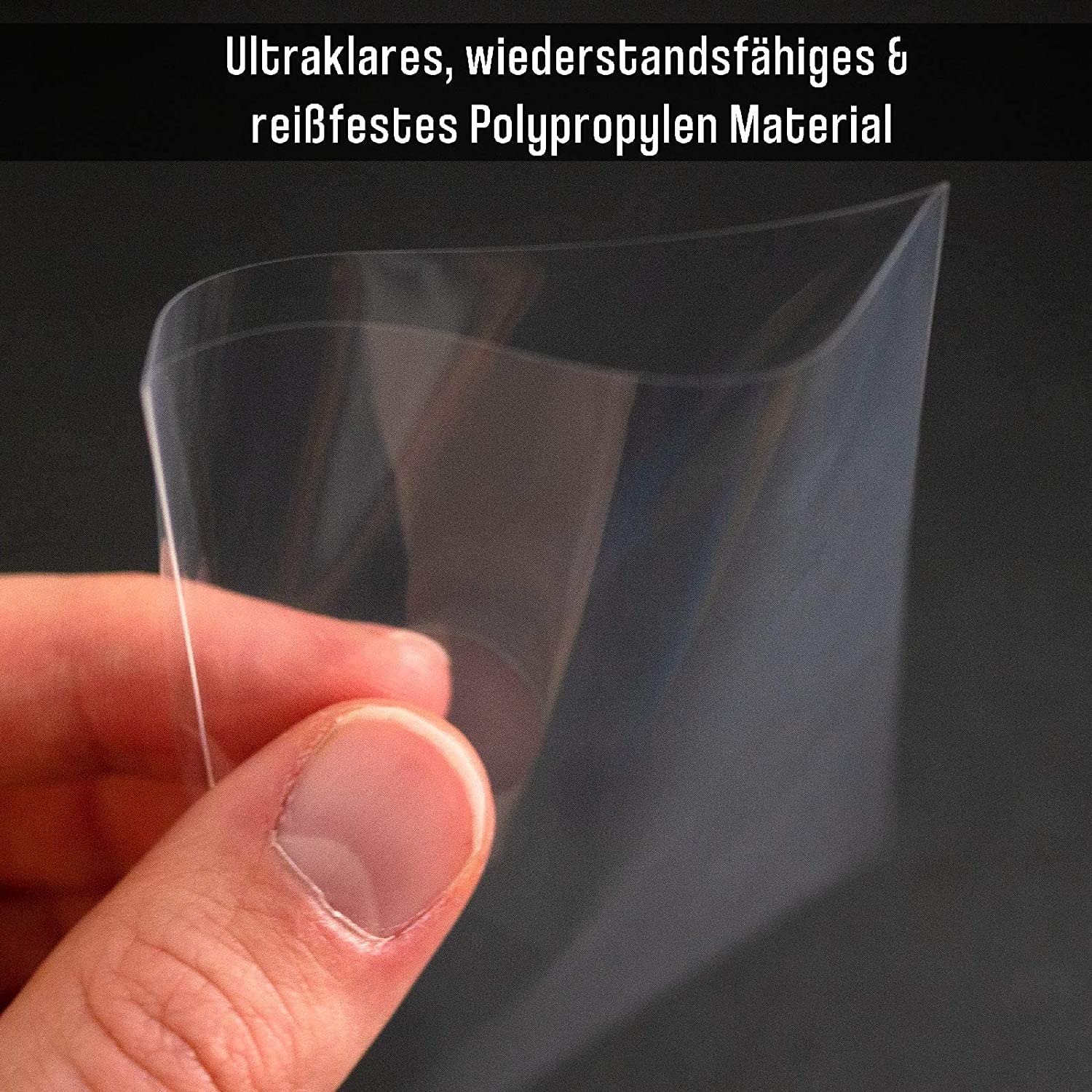 100pcs Transparent Card Sleeve - Esports Gaming Arm Sleeve ulasan dan harga
