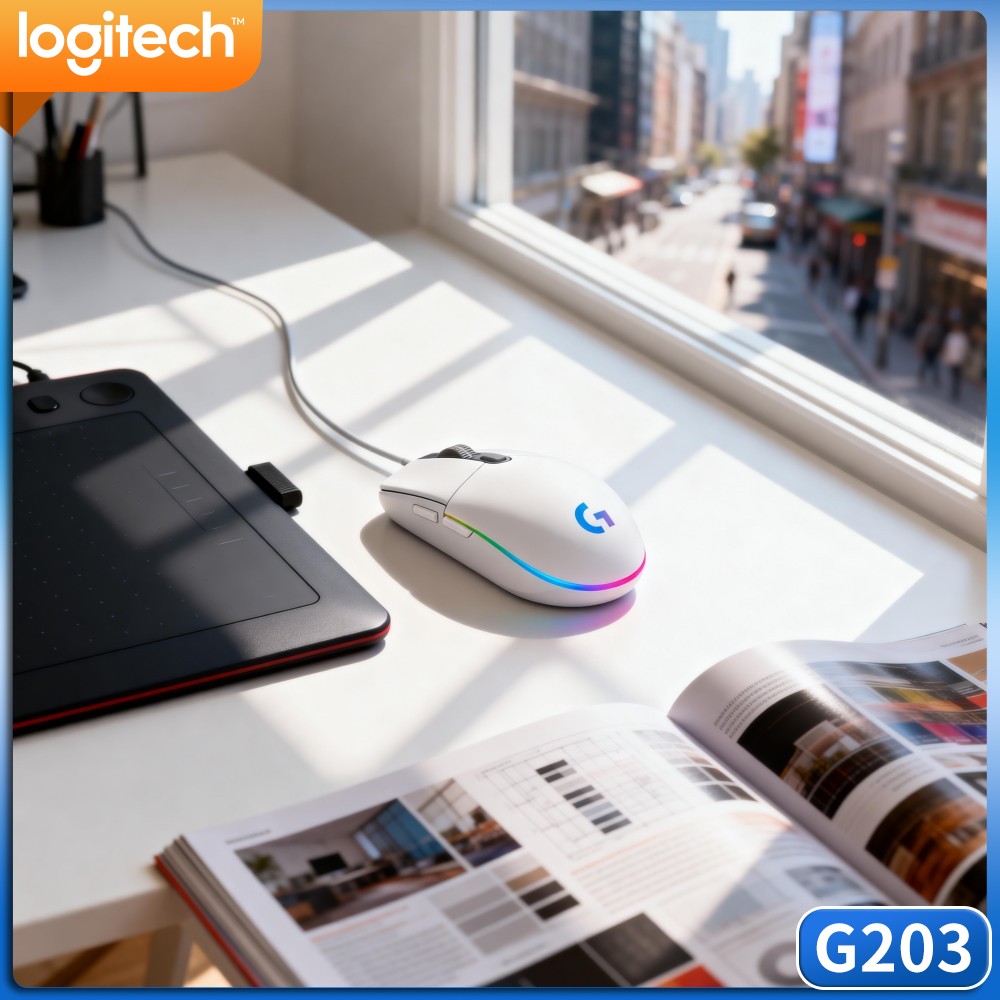 Logitech G203 Wired Gaming Mou - Logitech Mouse G203 ulasan dan harga