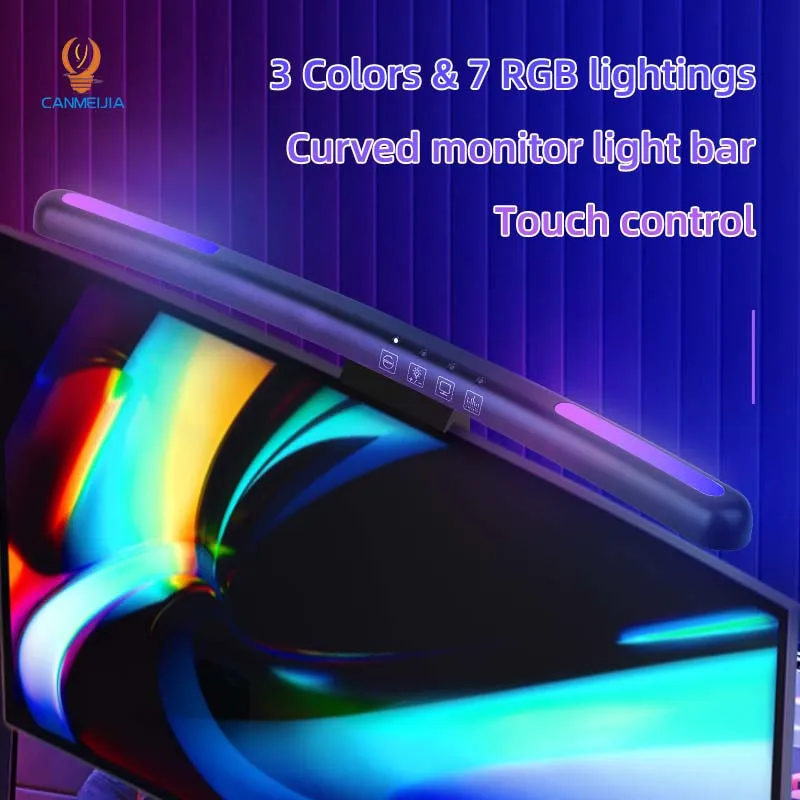 Curved LED Monitor Light Bar U - Esports Gaming Monitor ulasan dan harga