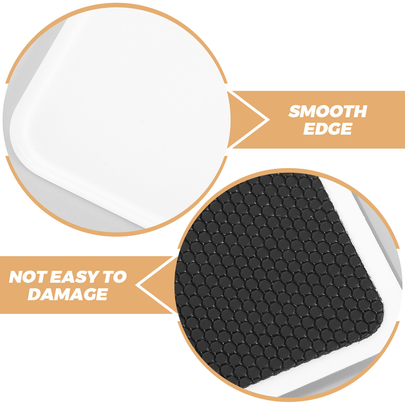 Tempered Glass Mousepad White  - Esports Gaming Tournaments ulasan dan harga