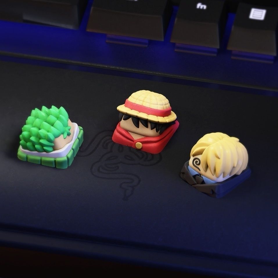 New Kawaii ONE PIECE Luffy Key - Keyboard Tenkeyless ulasan dan harga